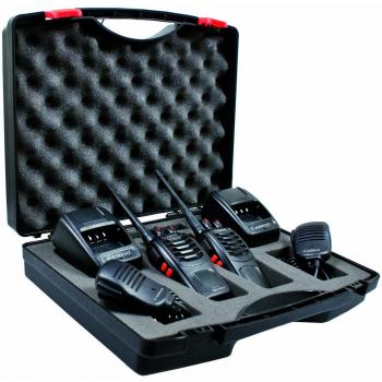 Albrecht Tectalk Worker Funkgerät Set, Schwarz, 10 km Reichweite