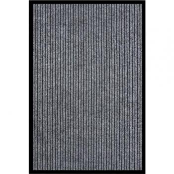 Patte de Sol Rayé Gris – 80x120 cm