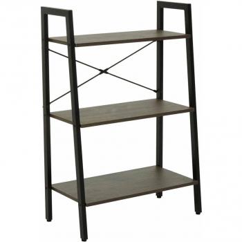 Narrow Dark Oak Ladder Shelf by Premier