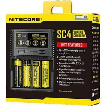 NITECORE SC4 4-Slot Battery Charger