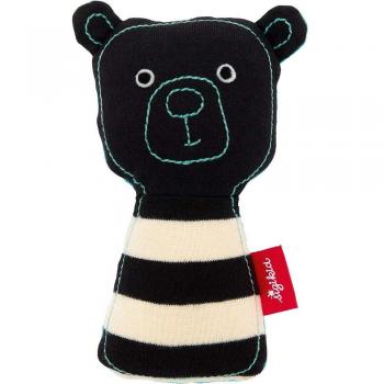 Sigikid 39116 Rassel Bär (Schwarz-weiß)