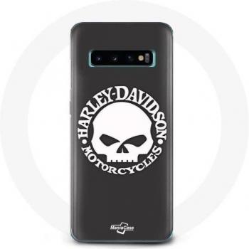 Harley Davidson Skull Hülle für Samsung Galaxy S10