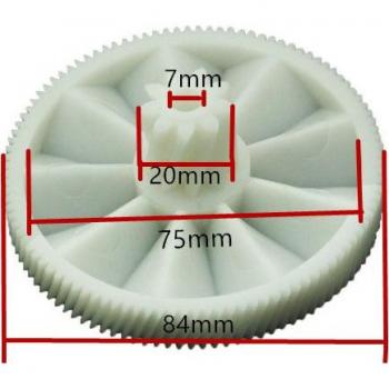 Fleischwolf Zubehör 2-teilig für Braun G1500 G1300