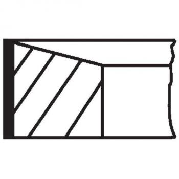 MAHLE ORIGINAL 607 80 N0 Kolbenringsatz