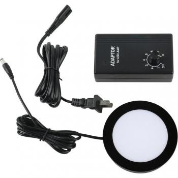 Lámpara LED de Fuente de Luz Complementaria 9W para Microscopios Digitales de Video, Voltaje 110V-220V