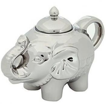 Bia Porcelain Elephant Sugar Cup, Platinum Edition
