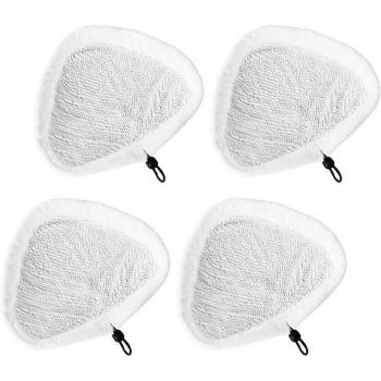 4Pcs Washable Mop Cloths for Shark H20 X5 S302 S001 Steam Cleaner