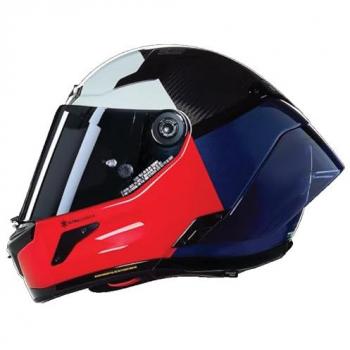 Nolan Casco Integrale X-804 Rs Carbon Rosso-Blu-Bianco