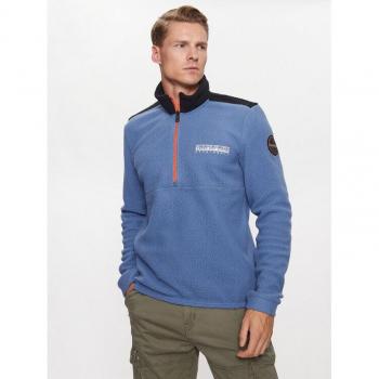 Napapijri „T-Anderby“ – Blaue Fleecejacke, Regular Fit, NP0A4HHR