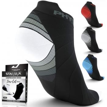 Physix Gear Sport Compression Running Socks for Men & Women