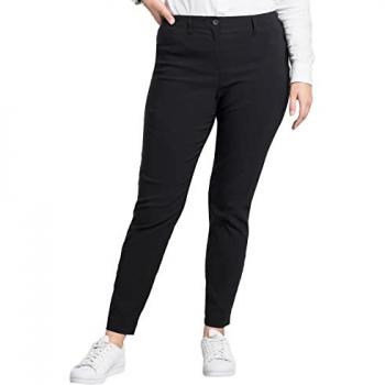 Sheego Pflegeleichte Webhose, Damen, Gr. 29, schwarz