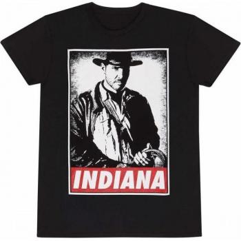 Unisex Indiana Jones T-Shirt – Schwarzes L, Erwachsene