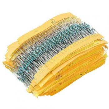 300PC Mixed Metal Film Resistors 1% Tolerance Low Noise Kit