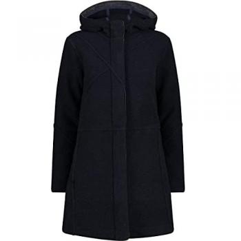 Women’s 2XS CMP Hooded Coat – Black Blue