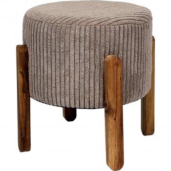 Tabouret Côtelé Rond 35cm