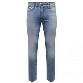 Only & Sons Slim Light Blue Jeans – 98% Cotton, 2% Elastane (W33/L32)