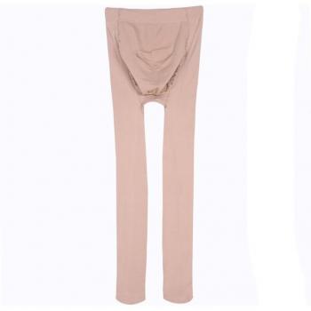 Leggings de maternité ajustables en coton chaud à haute élasticité