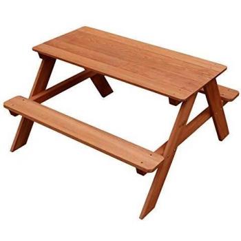 Table de pique-nique avec bancs en bois Sunny