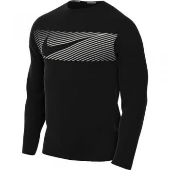 Nike Miler Funktionsshirt Herren S schwarz