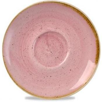 Churchill Pink Petal Stonecast Saucer Kit – 12‑Pack