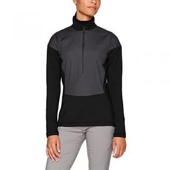 VAUDE Frauen Bormio Halbschlusstaille Jacke Schwarz 40