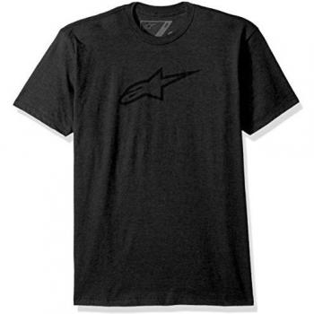 Alpinestars Men's Ageless II TEE Regular Fit Plain Classic Short Sleeve Casual Shirt, Charcoal Heather, Small