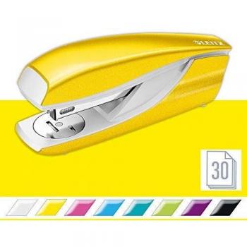 Leitz NeXXt WOW Stapler Half Strip Metal 30 sheet Yellow