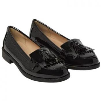 Wide Fit Leigh Fringe Loafers for Women