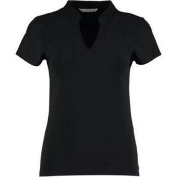 Kustom Kit Dames V-Neck T-Shirt Zwart 8 UK