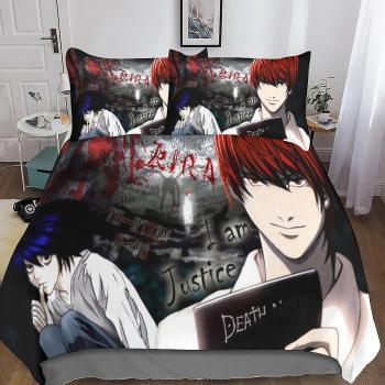 Kerota Bedset Death Note – Couette et Oreillers 3D pour Enfants
