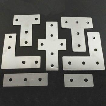 4-Hole Joint Plate for Aluminum Profile Assembly
