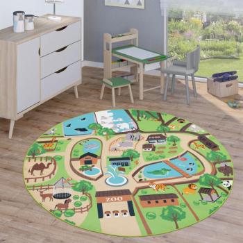 PlayZone Beige – Tappeto da Gioco Rotondo 160 cm