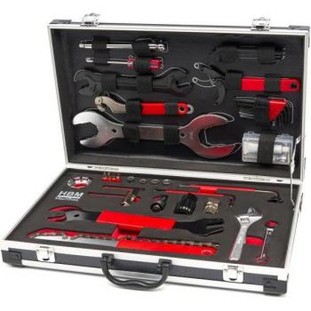 Kit d'outils pour vélo de 22 pièces dans un étui