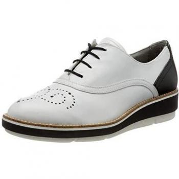 Tamaris Damen 1-1-23752-24 Derby-Schuhe, Weiß