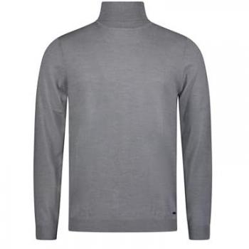 Roy Robson Herren Rollkragenpullover grau Größe M