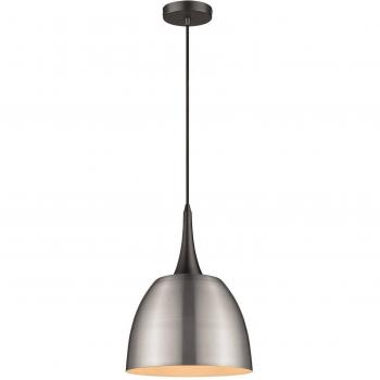 Netlighting Satin Nickel Dome Pendant E27