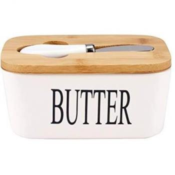 Luxe Butter Keep: Double‑Sided Ceramics with Knife