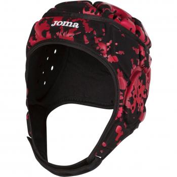 Casco Joma Protect para Rugby Negro y Rojo