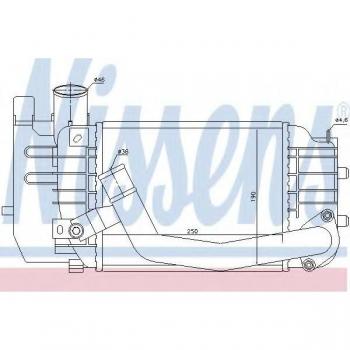 Turbocharger Intercooler Nissens 96565