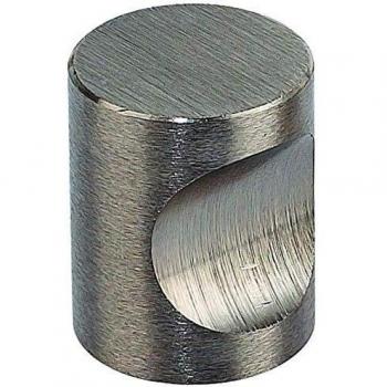 Bouton à encoche 27mm laiton chromé