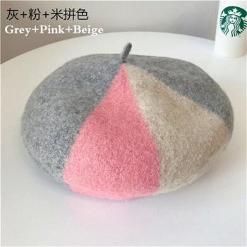 Warm Wool Beret Hat for Women
