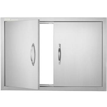 Porta in acciaio inox per isola cucina
