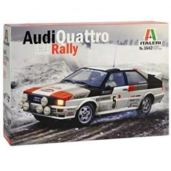 Italeri 3642 Modello in Plastica da Assemblare, Auto, Audi Quattro Rally, Model Kit, Scala 1:24