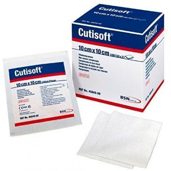 Cutisoft Vlieskompressen 7,5x7,5 cm, 100 unsterile Kompressen