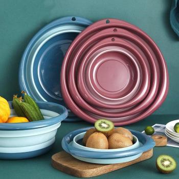 Folding Collapsible Basin for Cleaning and Washing