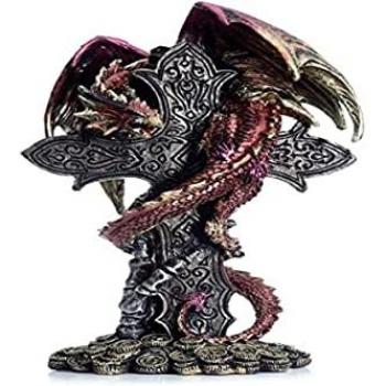 Celtic Cross Dragon of Dark Legends Treasure