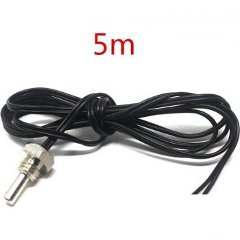 Sonda termo-resistiva NTC 10K, longitud 1 metro, rango operativo 40-120°C