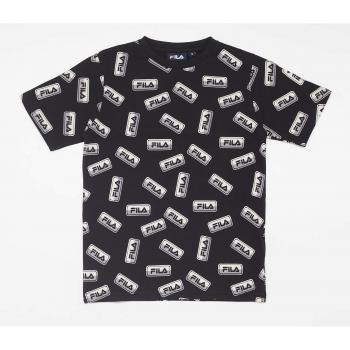 T-shirt Noir Fila Hill (Garçon) – Taille 10