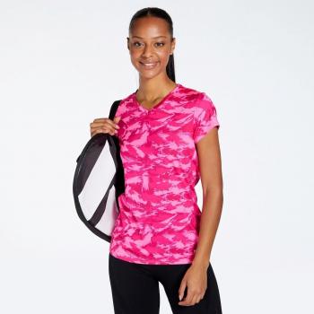 Maglietta Sportiva Fucsia Donna 2XL Sjeng Destina
