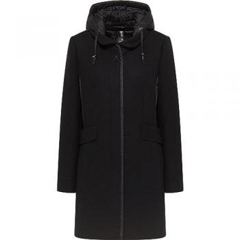 Barbara Lebek Mehrfarbige Allwetterjacke mit Kapuze